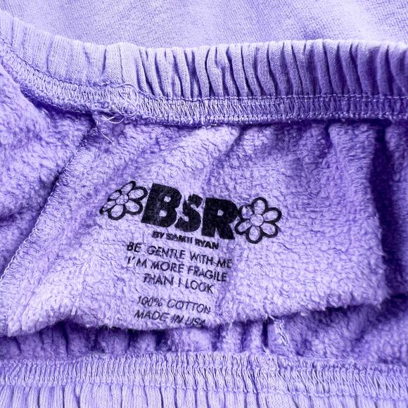 New BSR Samii Ryan shorts 'isn't it lovely" purple size small - Picture 4 of 8